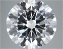 Lab Grown Diamond 7.02 Carats, Round with Excellent Cut, E Color, VS1 Clarity and Certified by IGI