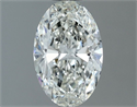 Natural Diamond 0.80 Carats, Oval with  Cut, I Color, VS2 Clarity and Certified by GIA
