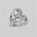 Natural Diamond 2.08 Carats, Heart with  Cut, D Color, VVS2 Clarity and Certified by GIA