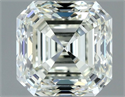 Natural Diamond 1.00 Carats, Asscher with  Cut, K Color, VVS2 Clarity and Certified by IGI