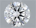 Natural Diamond 0.50 Carats, Round with Excellent Cut, E Color, VS2 Clarity and Certified by GIA