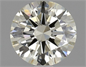 Natural Diamond 1.50 Carats, Round with Excellent Cut, K Color, VS2 Clarity and Certified by IGI