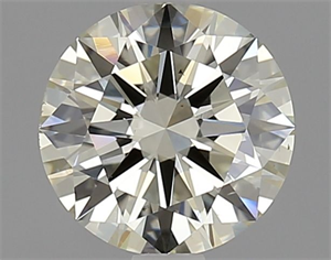 Picture of Natural Diamond 1.50 Carats, Round with Excellent Cut, K Color, VS2 Clarity and Certified by IGI