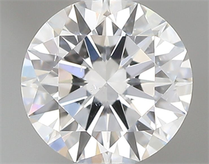 Picture of Natural Diamond 0.51 Carats, Round with Excellent Cut, D Color, SI1 Clarity and Certified by GIA