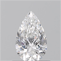 Natural Diamond 0.54 Carats, Pear with  Cut, E Color, VVS2 Clarity and Certified by GIA