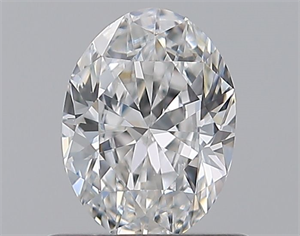 Picture of Natural Diamond 0.63 Carats, Oval with  Cut, E Color, VVS1 Clarity and Certified by GIA