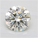 Natural Diamond 1.09 Carats, Round with Excellent Cut, L Color, VS1 Clarity and Certified by GIA