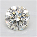 Natural Diamond 1.09 Carats, Round with Excellent Cut, L Color, VS1 Clarity and Certified by GIA