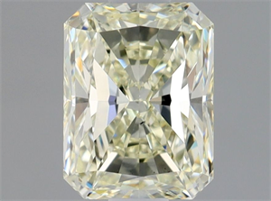 Picture of Natural Diamond 0.91 Carats, Radiant with  Cut, N Color, VS2 Clarity and Certified by GIA