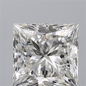 Picture of Natural Diamond 0.80 Carats, Princess with  Cut, G Color, VS1 Clarity and Certified by GIA
