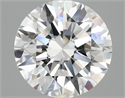 Lab Grown Diamond 2.88 Carats, Round with Excellent Cut, D Color, VVS2 Clarity and Certified by IGI