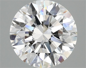 Picture of Lab Grown Diamond 2.88 Carats, Round with Excellent Cut, D Color, VVS2 Clarity and Certified by IGI