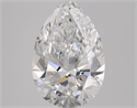 Diamante Natural 1.71 quilates, De pera , Color D, claridad SI2 y certificado GIA