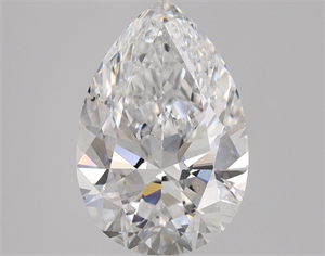 Foto Diamante Natural 1.71 quilates, De pera , Color D, claridad SI2 y certificado GIA de