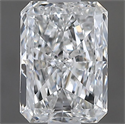 Natural Diamond 0.80 Carats, Radiant with  Cut, F Color, VS2 Clarity and Certified by GIA