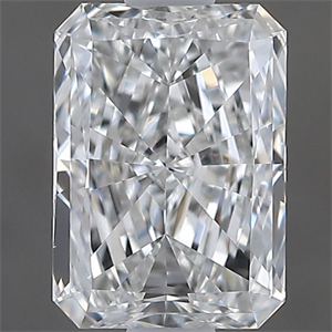 Picture of Natural Diamond 0.80 Carats, Radiant with  Cut, F Color, VS2 Clarity and Certified by GIA