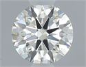 Diamante Natural 0.50 quilates, Redondo , Color J, claridad VS2 y certificado GIA