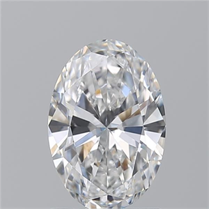 Picture of Natural Diamond 1.20 Carats, Oval with  Cut, D Color, VVS2 Clarity and Certified by GIA