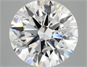 Lab Grown Diamond 5.08 Carats, Round with Ideal Cut, D Color, VS1 Clarity and Certified by IGI