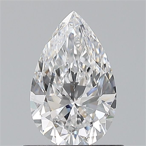 Picture of Natural Diamond 0.70 Carats, Pear with  Cut, D Color, VVS1 Clarity and Certified by GIA