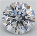 Del inventario de diamantes de laboratorio, 2.09 quilates, Redondo , Color E, claridad VS1 y certificado IGI