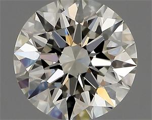 Picture of Natural Diamond 1.04 Carats, Round with Excellent Cut, K Color, VVS2 Clarity and Certified by GIA