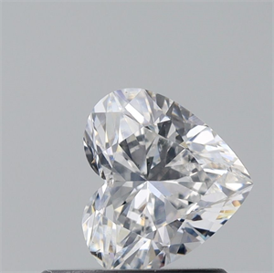 Picture of Natural Diamond 0.52 Carats, Heart with  Cut, E Color, SI1 Clarity and Certified by GIA