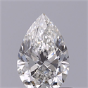 Diamante Natural 0.50 quilates, De pera , Color G, claridad VS1 y certificado GIA