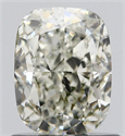 Natural Diamond 1.01 Carats, Cushion with  Cut, L Color, I1 Clarity and Certified by GIA