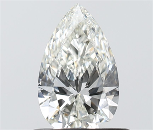 Foto Diamante Natural 0.56 quilates, De pera , Color H, claridad IF y certificado IGI de