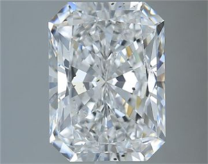 Picture of Natural Diamond 5.02 Carats, Radiant with  Cut, D Color, SI2 Clarity and Certified by GIA