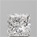 Diamante Natural 2.20 quilates, Princesa , Color F, claridad SI2 y certificado GIA