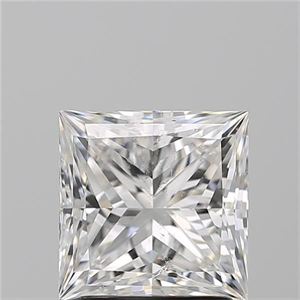 Foto Diamante Natural 2.20 quilates, Princesa , Color F, claridad SI2 y certificado GIA de