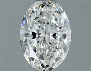 Picture of Natural Diamond 0.51 Carats, Oval with  Cut, G Color, SI2 Clarity and Certified by GIA