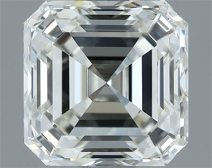 Picture of Natural Diamond 1.02 Carats, Asscher with  Cut, I Color, VVS2 Clarity and Certified by IGI