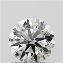 Lab Grown Diamond 0.81 Carats, Round with Ideal Cut, D Color, VS1 Clarity and Certified by IGI