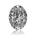 Natural Diamond 1.01 Carats, Oval with  Cut, D Color, VS1 Clarity and Certified by GIA