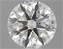 Natural Diamond 0.72 Carats, Round with Excellent Cut, G Color, SI2 Clarity and Certified by GIA