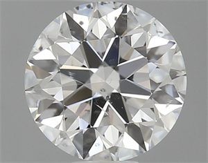 Picture of Natural Diamond 0.72 Carats, Round with Excellent Cut, G Color, SI2 Clarity and Certified by GIA