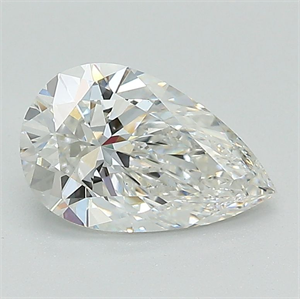 Picture of Lab Grown Diamond 1.22 Carats, Pear with  Cut, E Color, VS1 Clarity and Certified by IGI