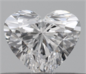 Natural Diamond 0.33 Carats, Heart with  Cut, E Color, VS1 Clarity and Certified by GIA