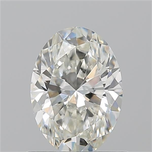Picture of Natural Diamond 0.90 Carats, Oval with  Cut, I Color, VVS2 Clarity and Certified by GIA