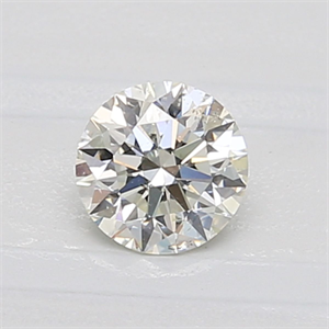 Picture of Natural Diamond 0.52 Carats, Round with Excellent Cut, K Color, SI2 Clarity and Certified by GIA