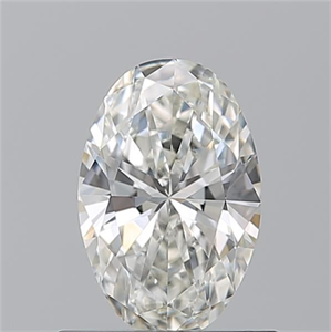 Picture of Natural Diamond 0.70 Carats, Oval with  Cut, I Color, VS1 Clarity and Certified by GIA
