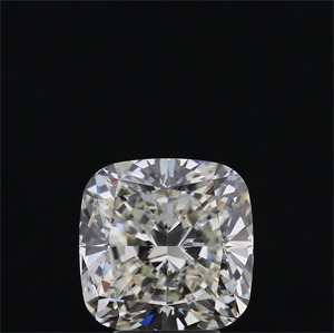 Picture of Natural Diamond 4.11 Carats, Cushion with  Cut, L Color, VVS2 Clarity and Certified by GIA