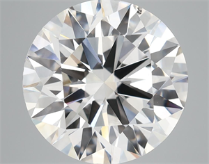 Picture of Lab Grown Diamond 7.06 Carats, Round with Ideal Cut, G Color, VS2 Clarity and Certified by IGI