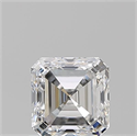 Natural Diamond 0.90 Carats, Asscher with  Cut, E Color, VS2 Clarity and Certified by GIA