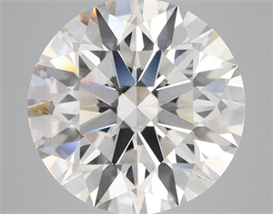 Picture of Lab Grown Diamond 8.10 Carats, Round with Ideal Cut, G Color, VS2 Clarity and Certified by IGI