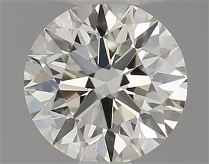 Picture of Natural Diamond 0.41 Carats, Round with Excellent Cut, K Color, VVS1 Clarity and Certified by IGI