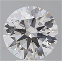 Lab Grown Diamond 4.55 Carats, Round with Ideal Cut, E Color, VVS2 Clarity and Certified by IGI